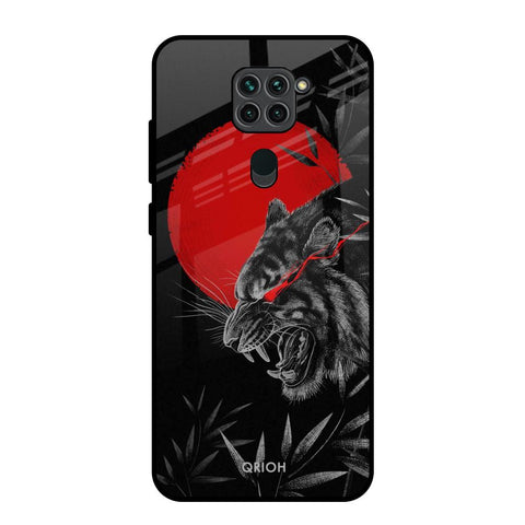Red Moon Tiger Glossy Case for Redmi Note 9