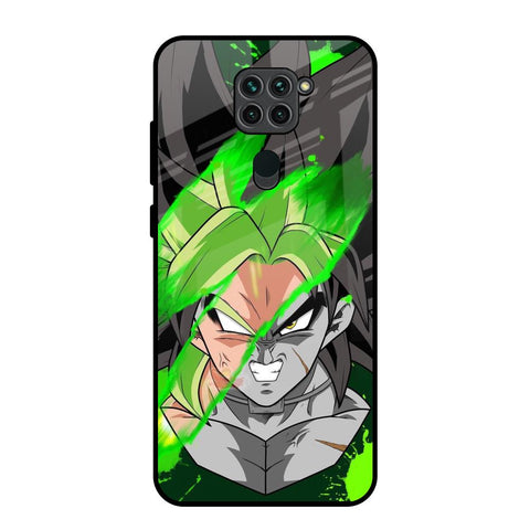 Anime Green Splash Glossy Case for Redmi Note 9