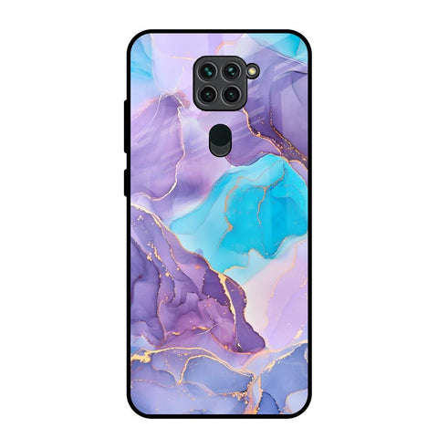 Alcohol ink Marble Glossy Case for Redmi Note 9