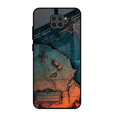 Geographical Map Glossy Case for Redmi Note 9