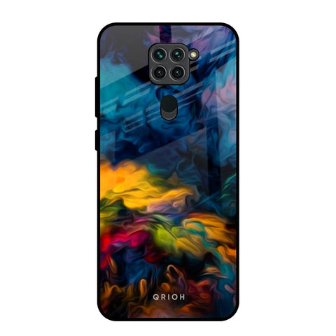 Multicolor Oil Painting Glossy Case for Redmi Note 9