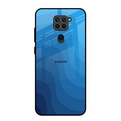 Blue Wave Abstract Glossy Case for Redmi Note 9