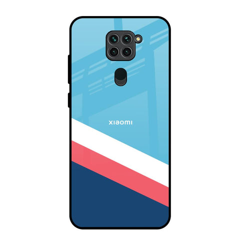 Pink & White Stripes Glossy Case For Redmi Note 9