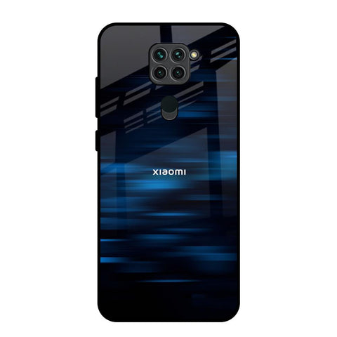 Blue Rough Abstract Glossy Case for Redmi Note 9