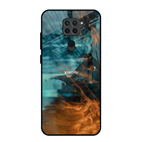Golden Splash Glossy Case for Redmi Note 9