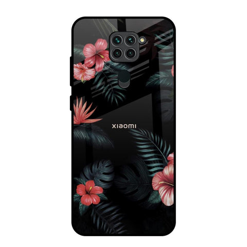 Tropical Art Flower Glossy Case for Redmi Note 9