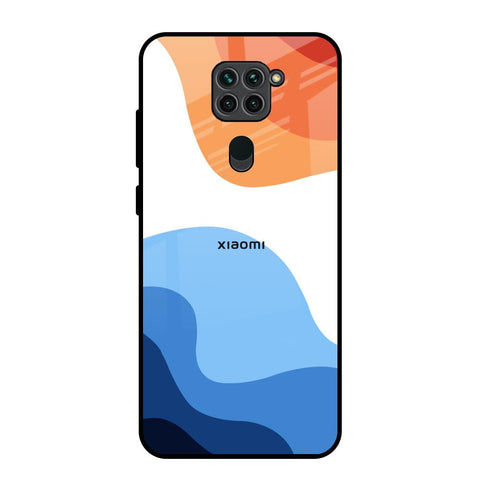 Wavy Color Pattern Glossy Case for Redmi Note 9