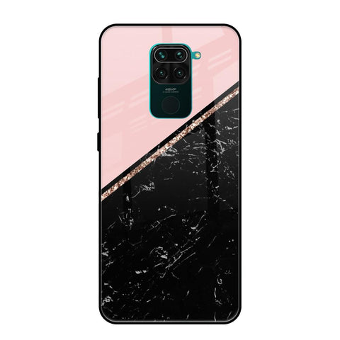 Marble Texture Pink Glossy Case For Redmi Note 9