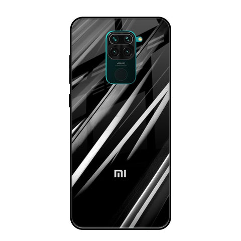 Black & Grey Gradient Glossy Case For Redmi Note 9