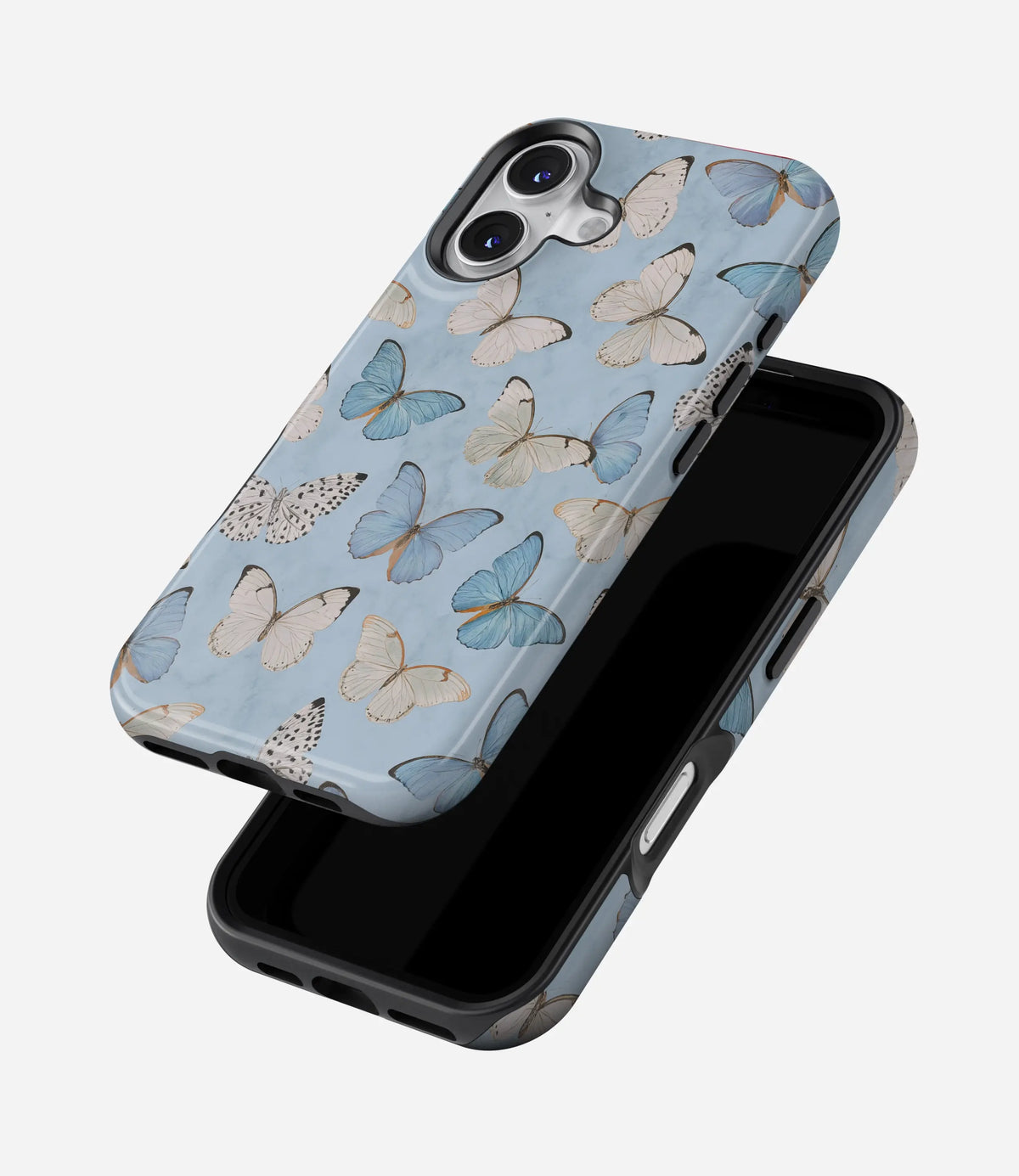 Sky Flutter Premium Tough Shining Phone Case (Double Layer) Available For All iPhone Models