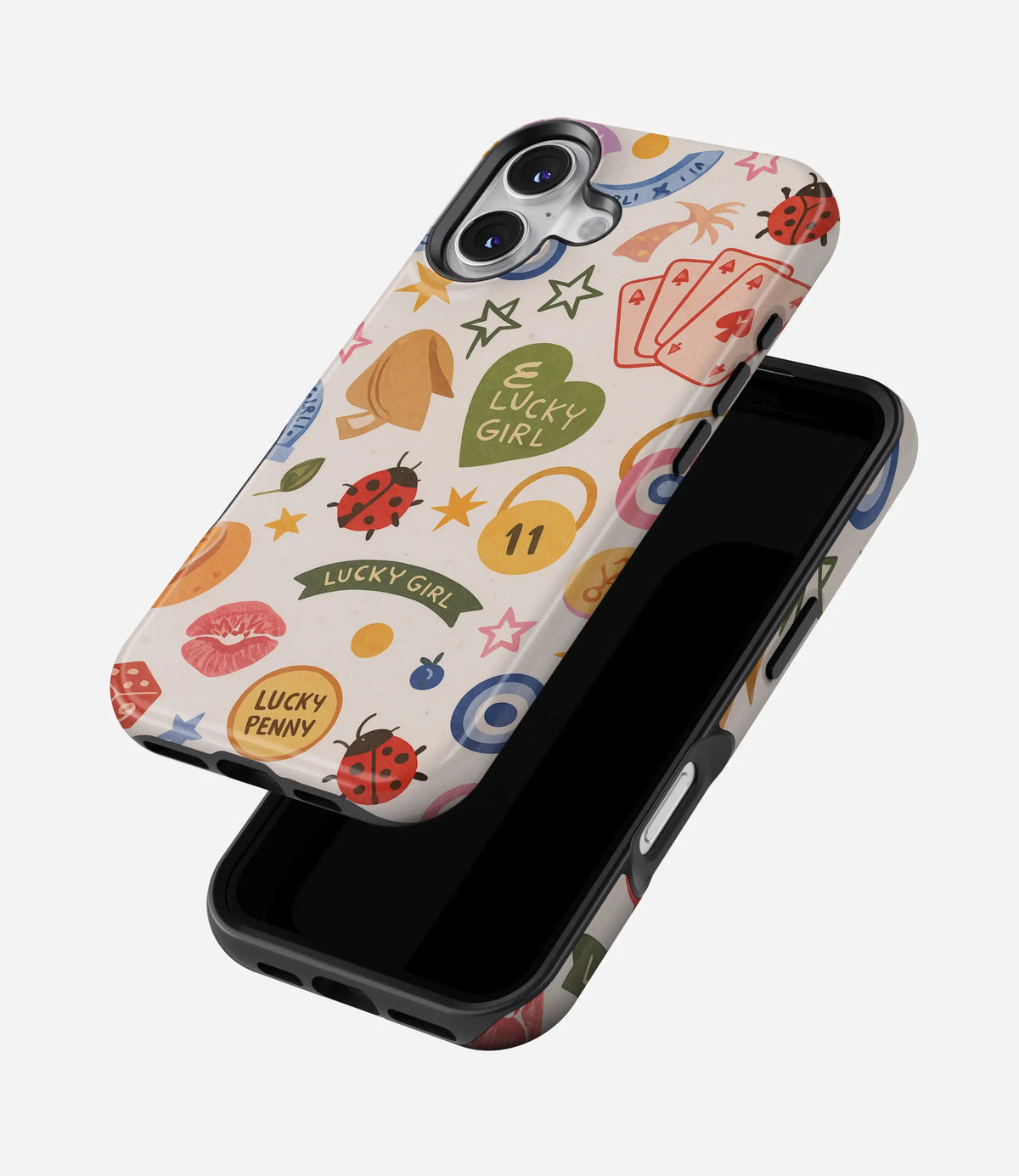 Lady Luck Premium Tough Shining Phone Case (Double Layer) Available For All iPhone Models