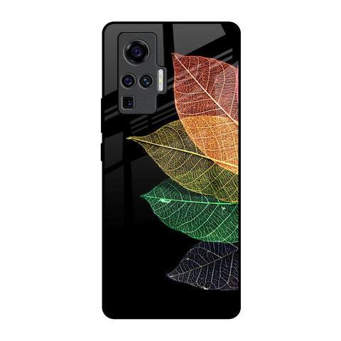 Colorful Leaves Glossy Case for Vivo X50 Pro