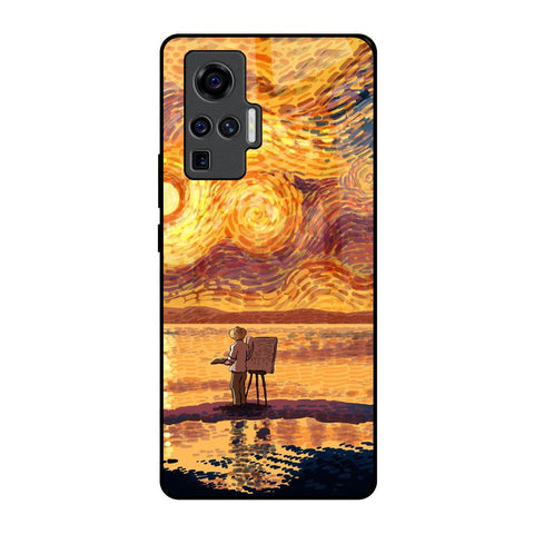 Sunset Vincent Glossy Case for Vivo X50 Pro