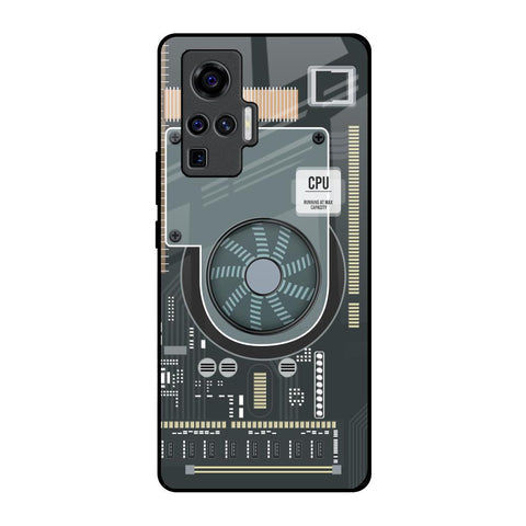 Motherboard Circuit Glossy Case for Vivo X50 Pro