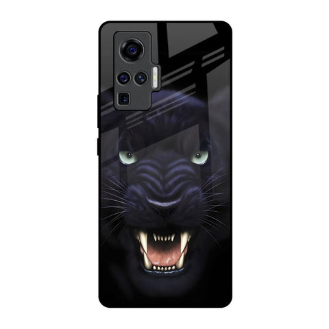Angry Black Leopard Glossy Case for Vivo X50 Pro