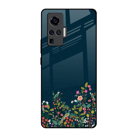 Small Garden Glossy Case For Vivo X50 Pro