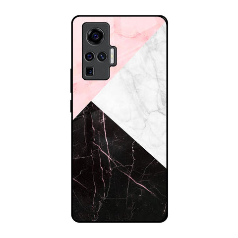 Marble Collage Art Glossy Case For Vivo X50 Pro