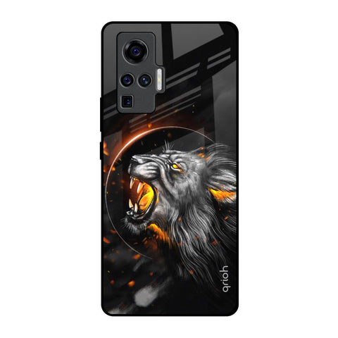 Aggressive Lion Glossy Case for Vivo X50 Pro