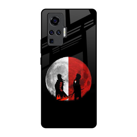 Anime Red Moon Glossy Case for Vivo X50 Pro