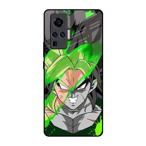 Anime Green Splash Glossy Case for Vivo X50 Pro