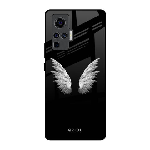 White Angel Wings Glossy Case for Vivo X50 Pro