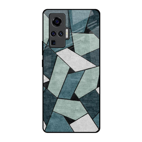Abstact Tiles Glossy Case for Vivo X50 Pro