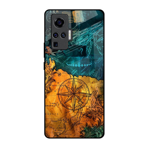 Architecture Map Glossy Case for Vivo X50 Pro