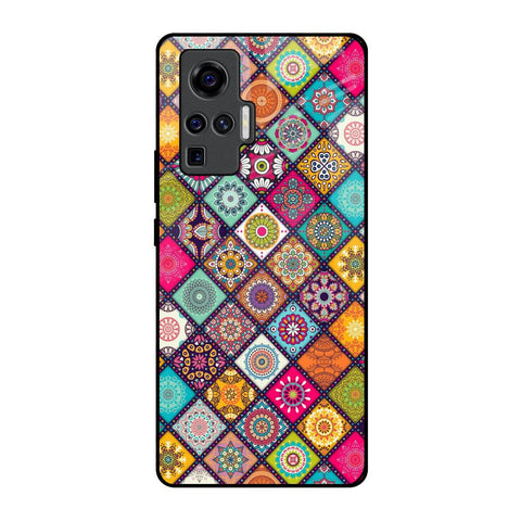 Multicolor Mandala Glossy Case for Vivo X50 Pro