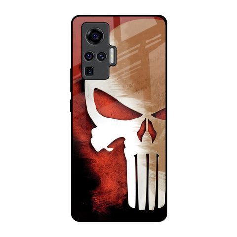 Red Skull Glossy Case for Vivo X50 Pro