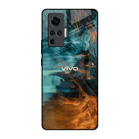 Golden Splash Glossy Case for Vivo X50 Pro