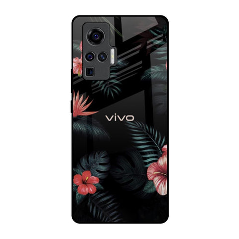 Tropical Art Flower Glossy Case for Vivo X50 Pro