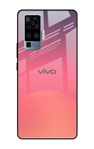 Sunset Orange Glossy Case for Vivo X50 Pro