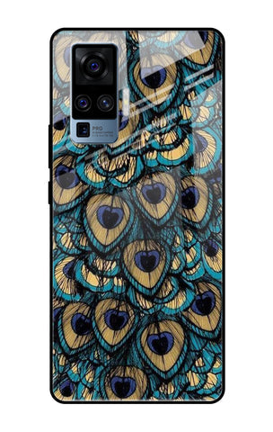 Peacock Feathers Glossy case for Vivo X50 Pro