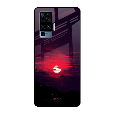 Morning Red Sky Glossy Case For Vivo X50 Pro