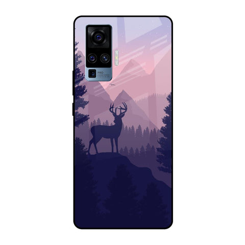 Deer In Night Glossy Case For Vivo X50 Pro