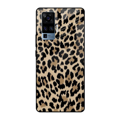 Leopard Seamless Glossy Case For Vivo X50 Pro