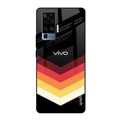 Abstract Arrow Pattern Glossy Case For Vivo X50 Pro