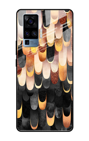 Bronze Abstract Glossy Case for Vivo X50 Pro