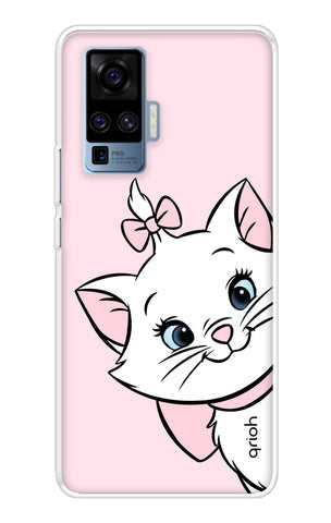 Cute Kitty Soft Cover For Vivo X50 Pro