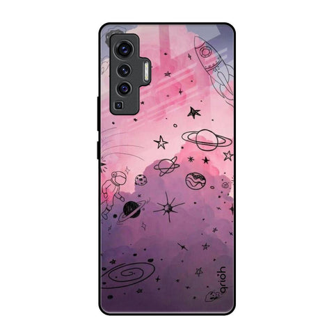 Space Doodles Glossy Case for Vivo X50