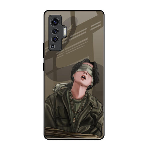 Blind Fold Glossy Case for Vivo X50