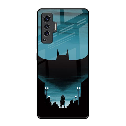 Cyan Bat Glossy Case for Vivo X50
