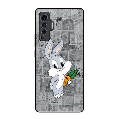 Cute Baby Bunny Glossy Case for Vivo X50