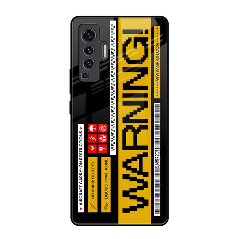 Aircraft Warning Glossy Case for Vivo X50