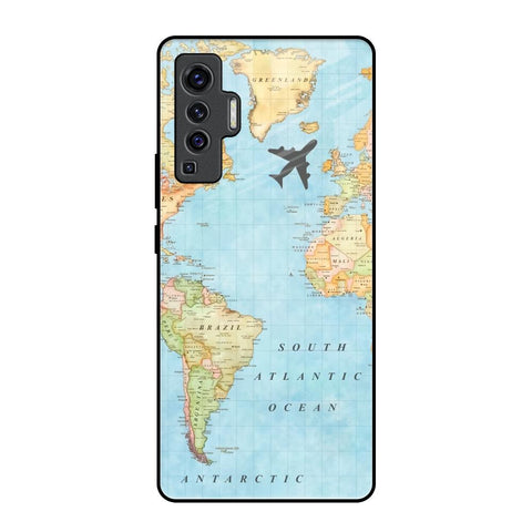 Travel Map Glossy Case for Vivo X50