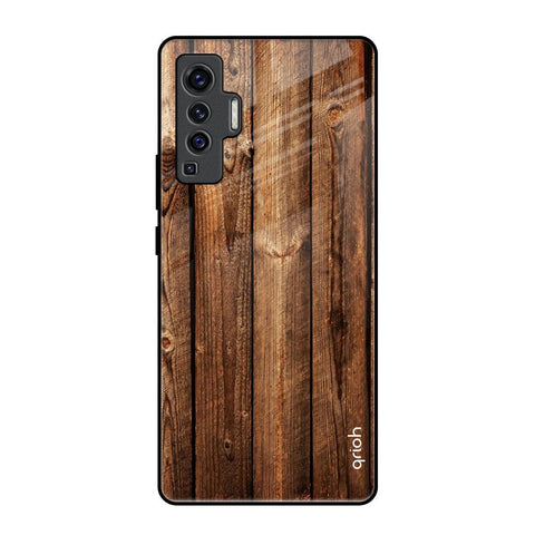Timber Printed Glossy Case for Vivo X50