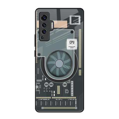 Motherboard Circuit Glossy Case for Vivo X50
