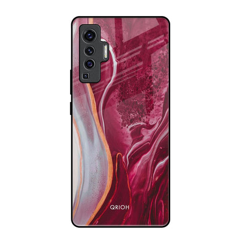 Crimson Ruby Glossy Case for Vivo X50