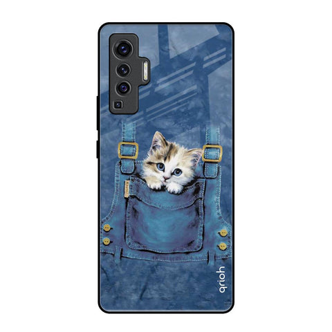 Kitty In Pocket Glossy Case For Vivo X50