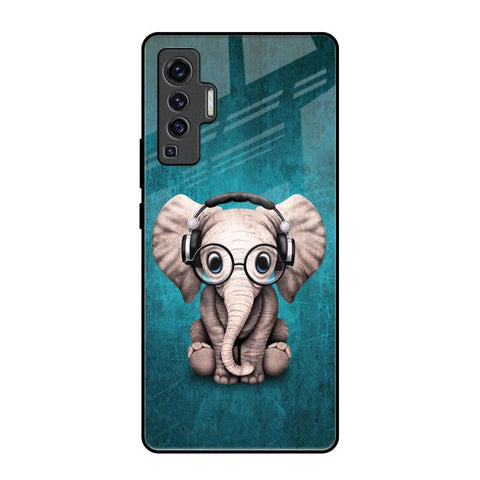 Adorable Baby Elephant Glossy Case For Vivo X50